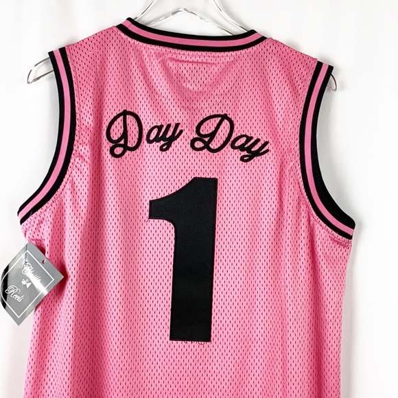 Men's Next Friday 2000 Pinky's Records & Discs Basketball Jersey Day Day Jones - Picture 8 of 13